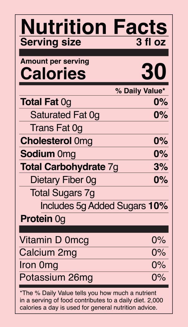 Dirty Pelican Skinny/Organic Lychee Blossom Martini Mixer