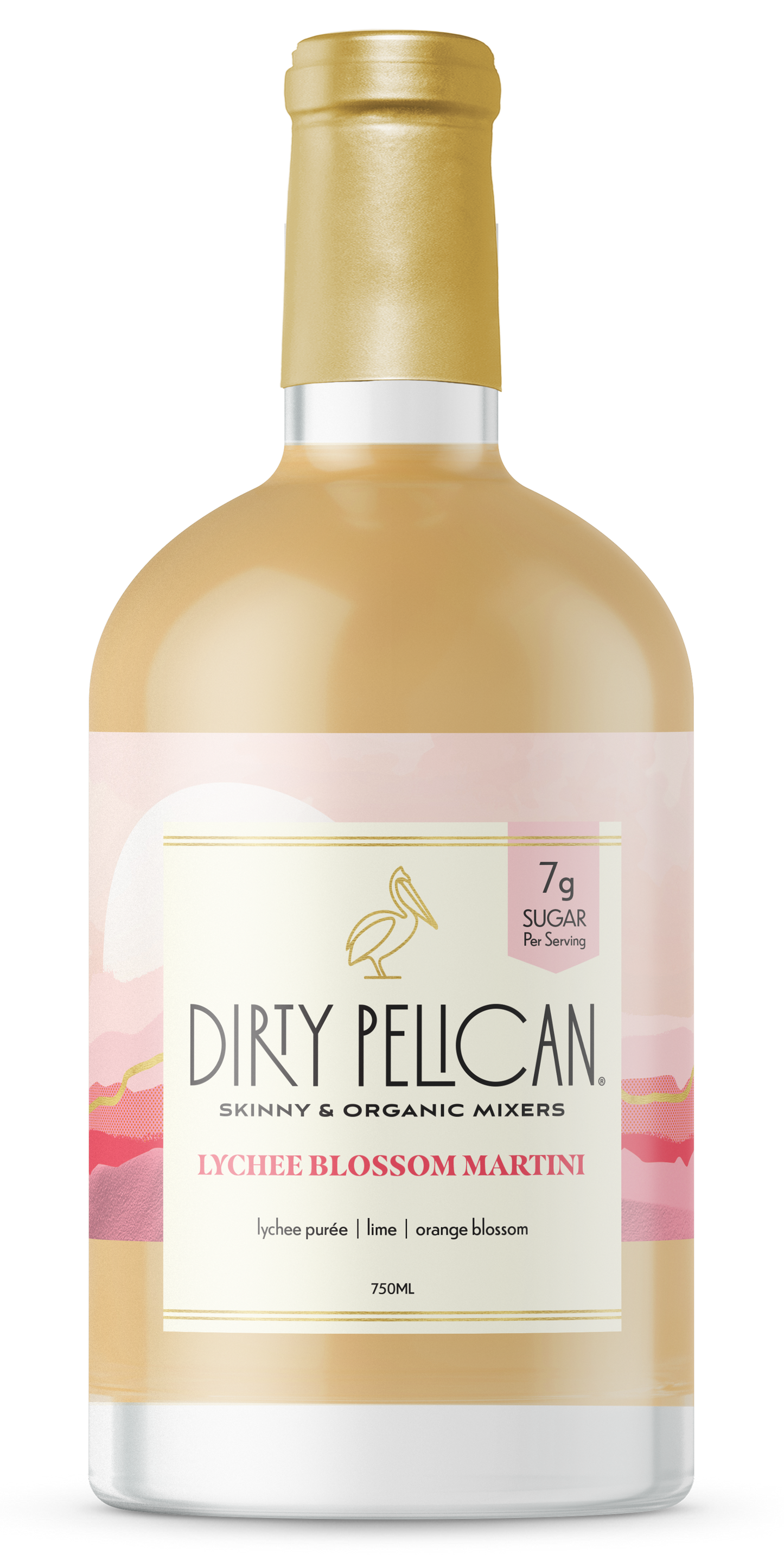 Dirty Pelican Skinny/Organic Lychee Blossom Martini Mixer