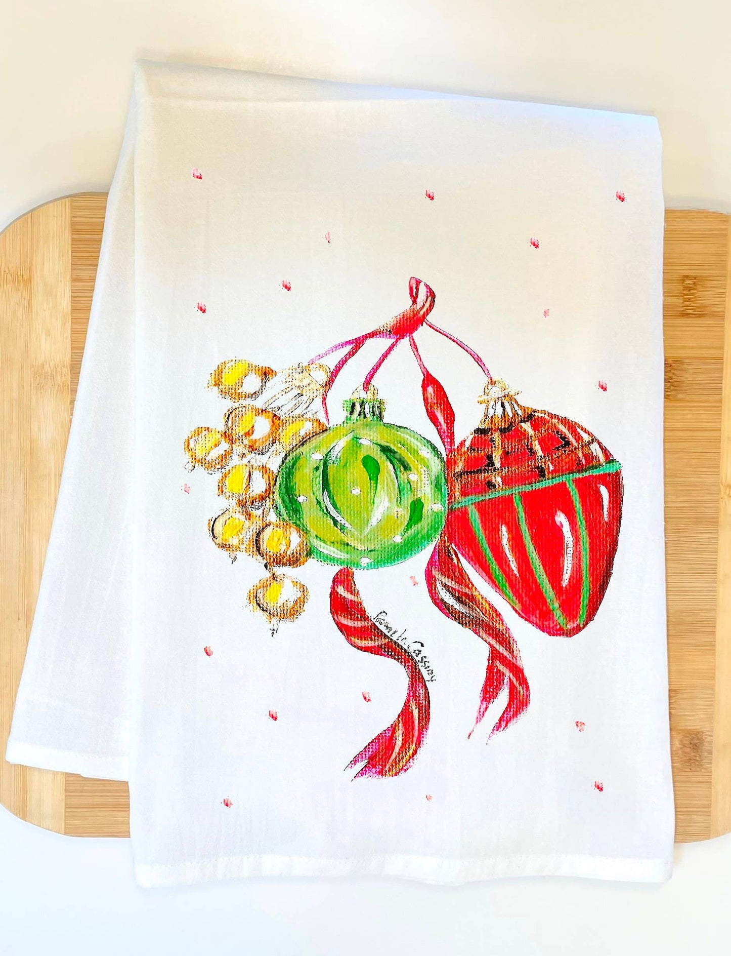 "Deck the Halls" Kitchen Towel