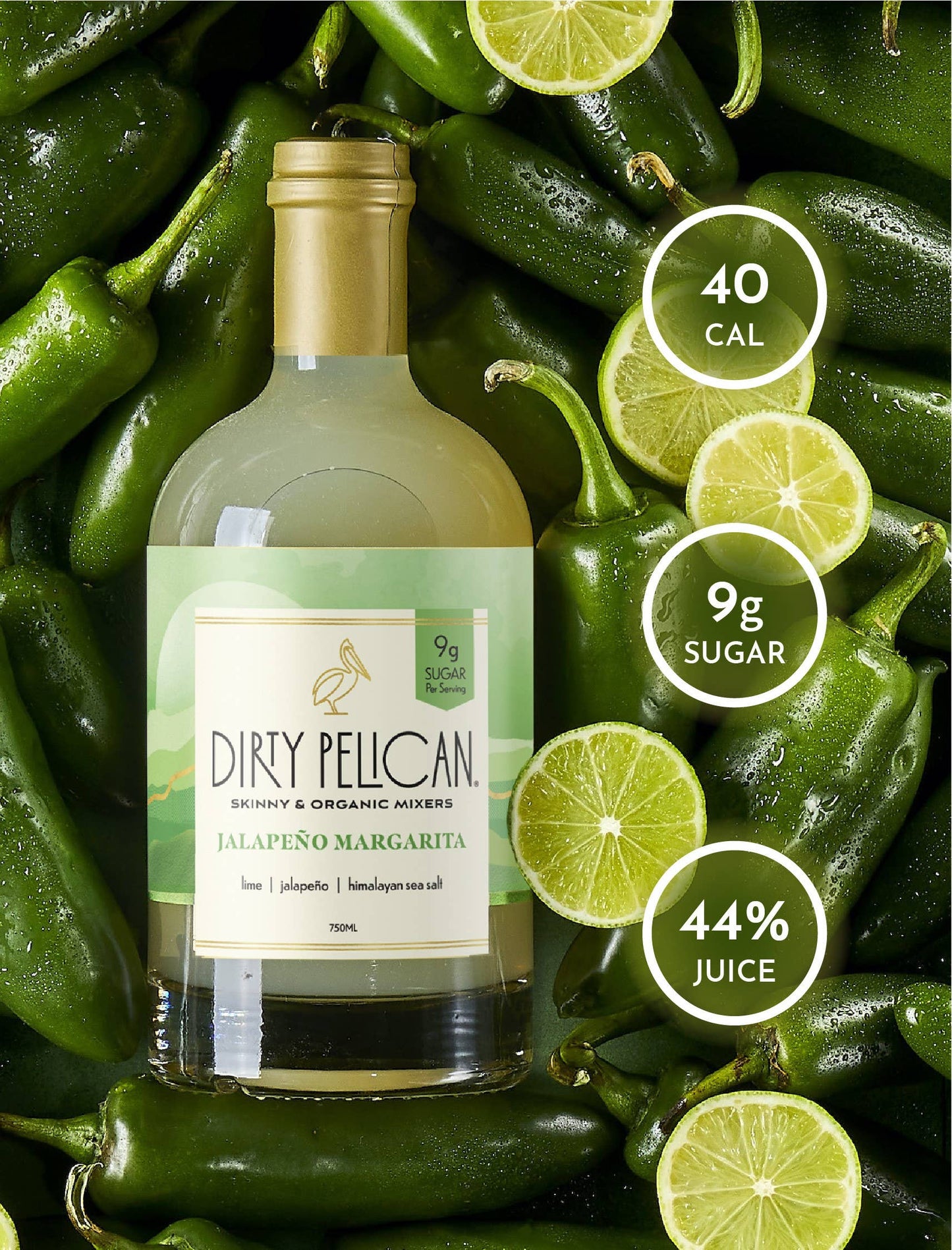 Dirty Pelican Skinny Jalapeño Margarita