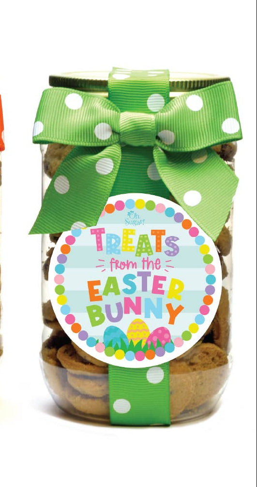 Easter Cookies (Chocolate Chip)-Pink, Orange, Green