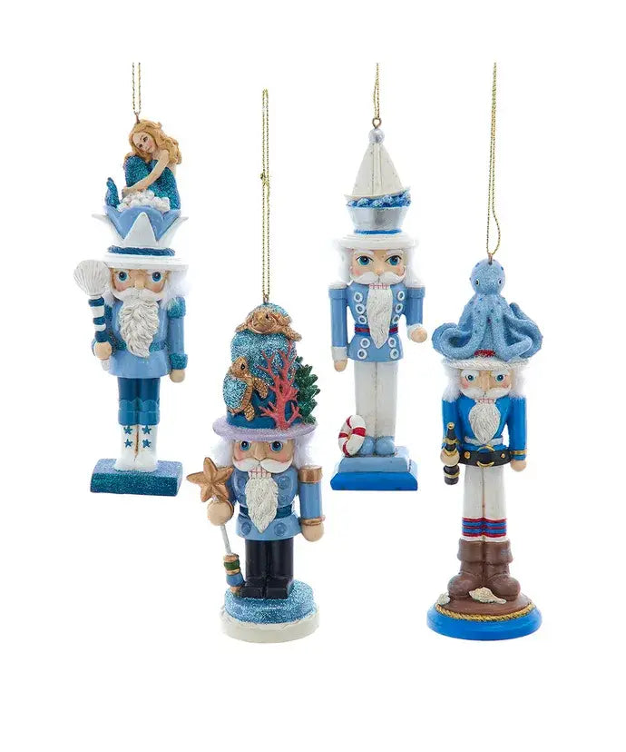 Hollywood Nautical Nutcracker Ornament- MERMAID