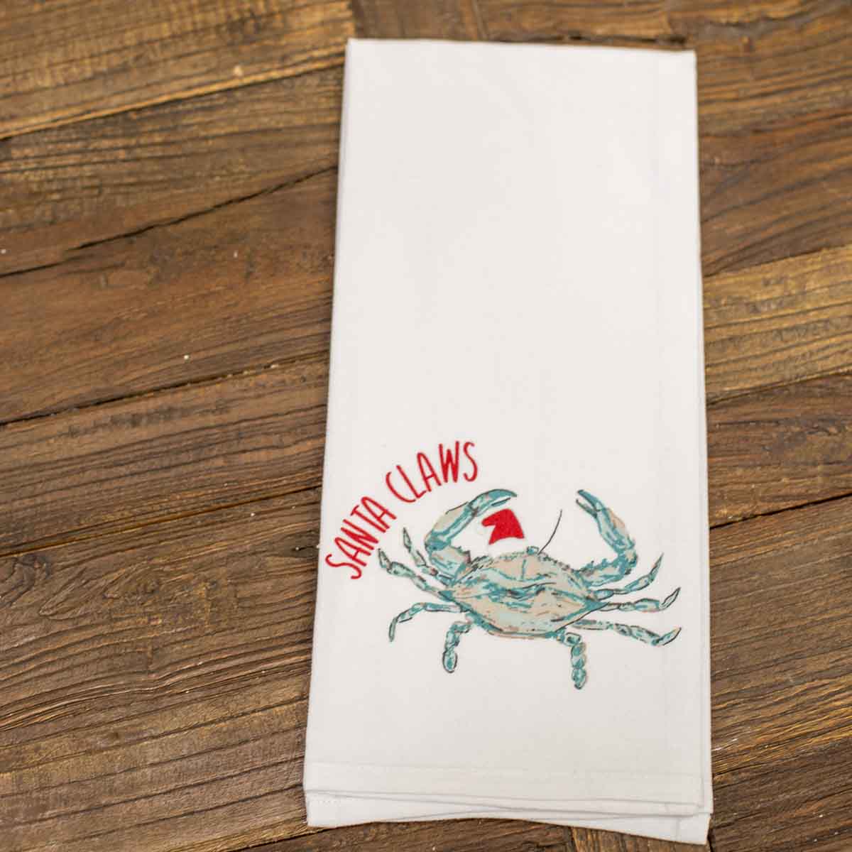 Santa Claws Tea Towel