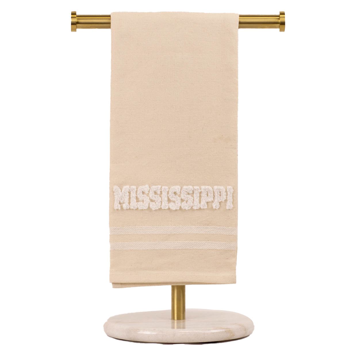 Mississippi Embroidery Tea Towel