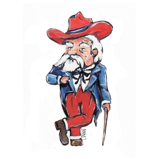 Lauren Dunn Ole Miss Rebel Acrylic Block