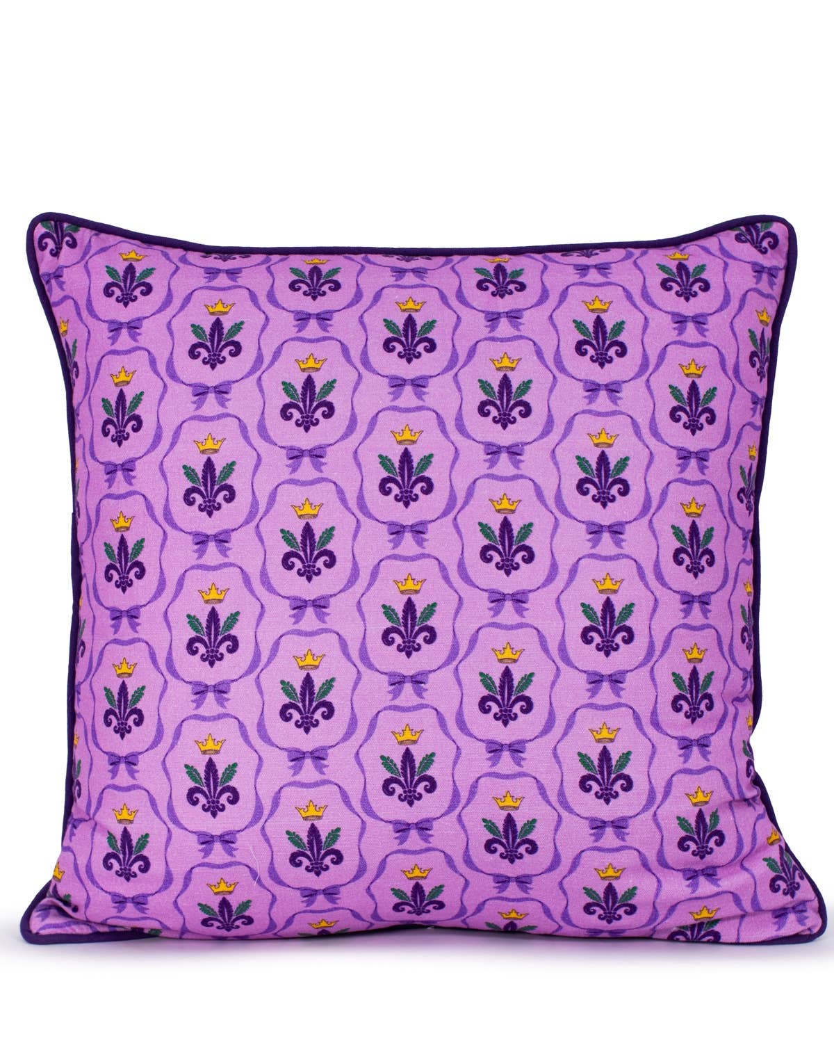 Mardi Bow Throw Pillow