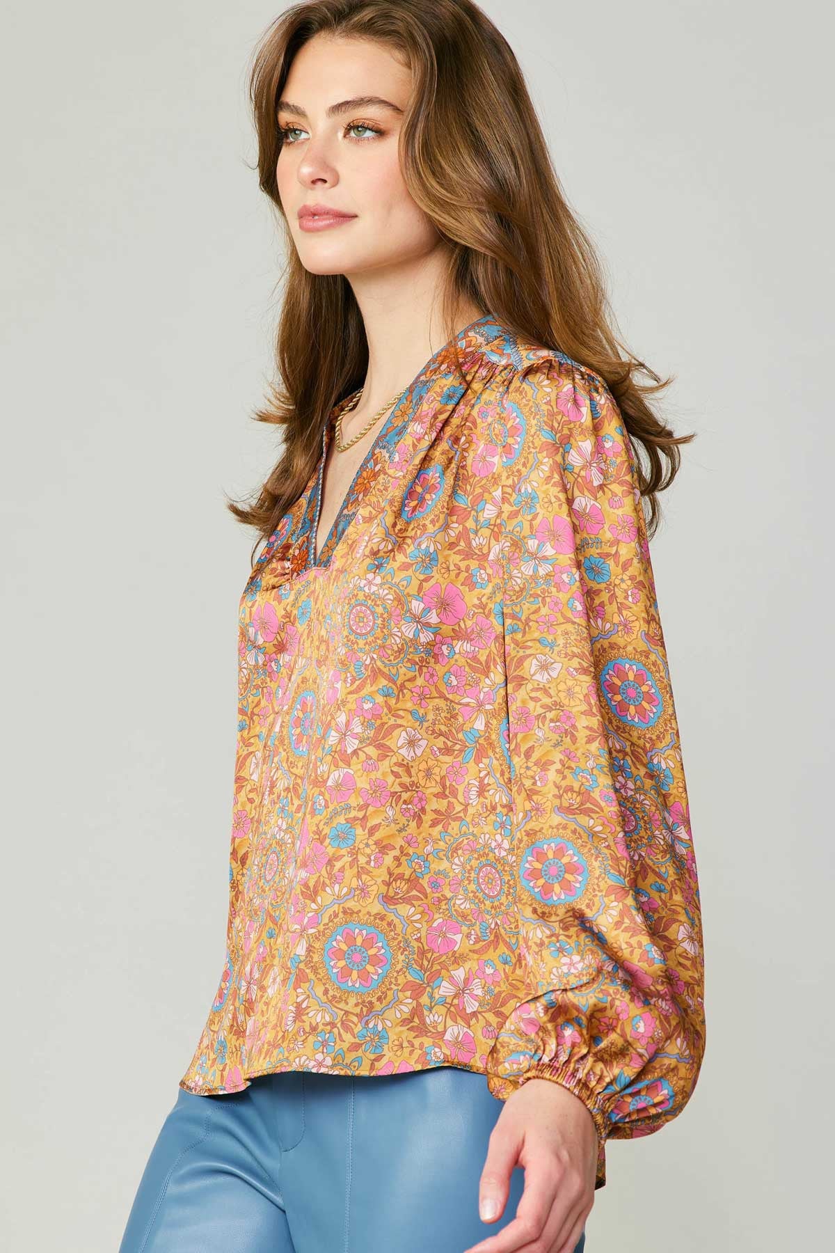 Marmalade Print Blouse