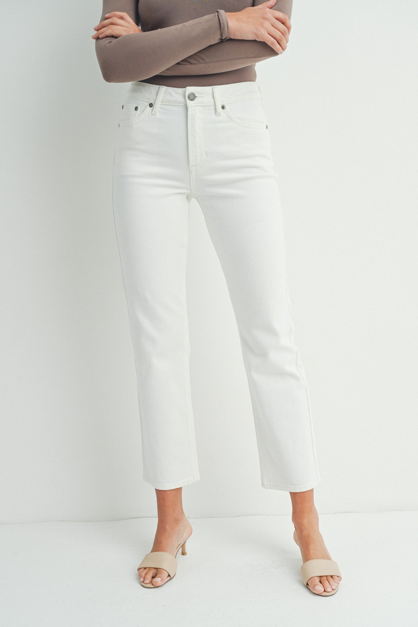 Classic High Rise Straight Jeans