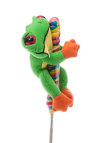 Lollyplush Tree Frog w/ Rainbow Lollipop