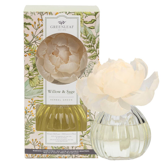 Greenleaf Willow & Sage Flower Diffuser