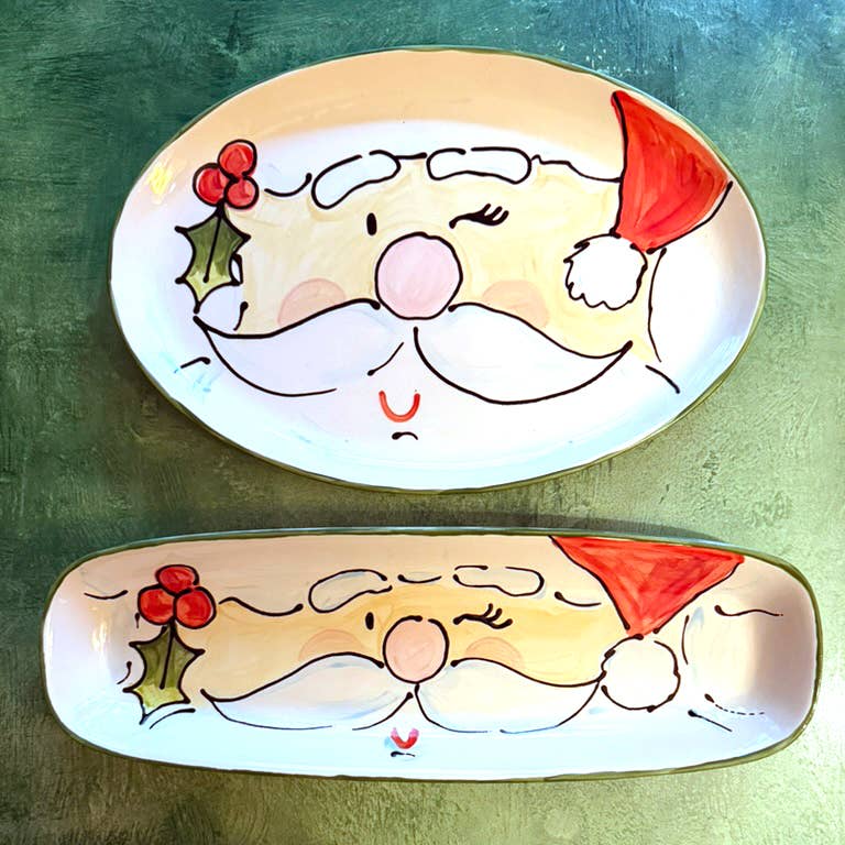 Santa Oval Platter