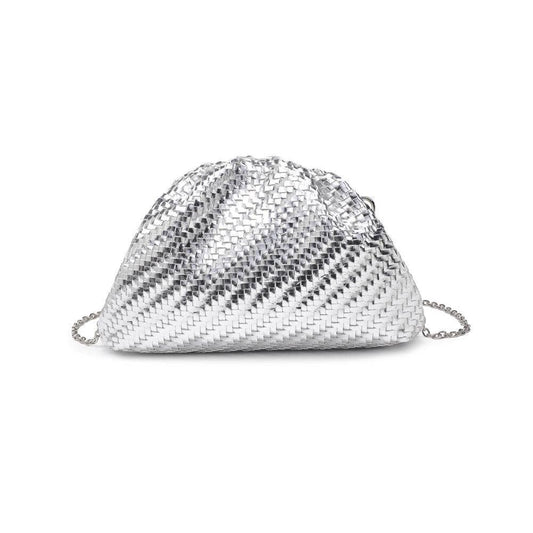 Serena Crossbody Handbag: Silver