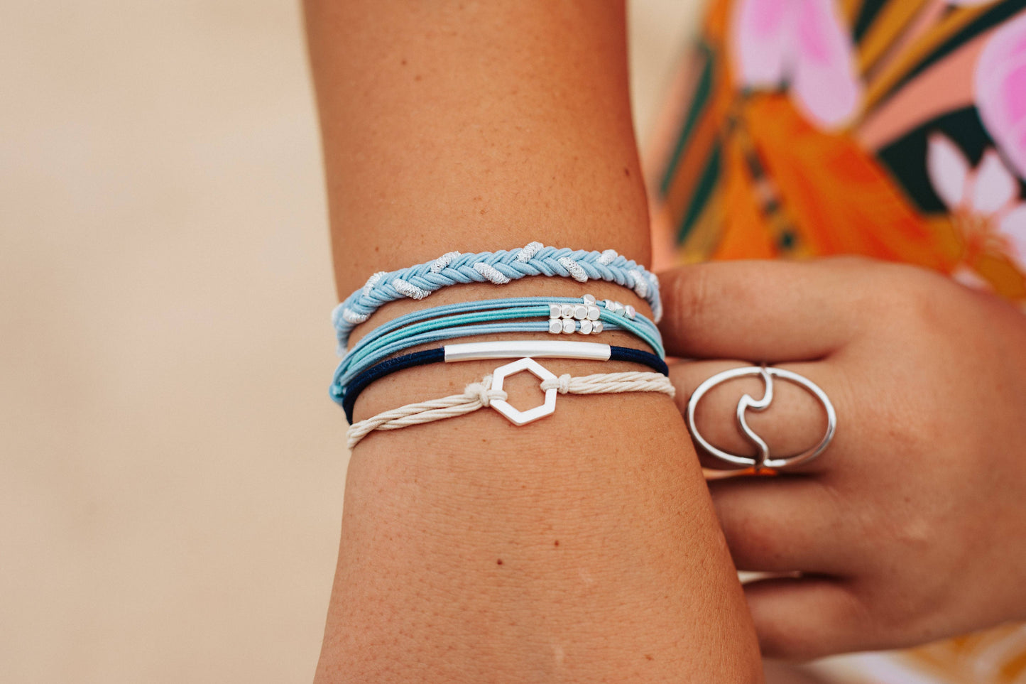 K'lani Medium Hair Tie Bracelets - Dream