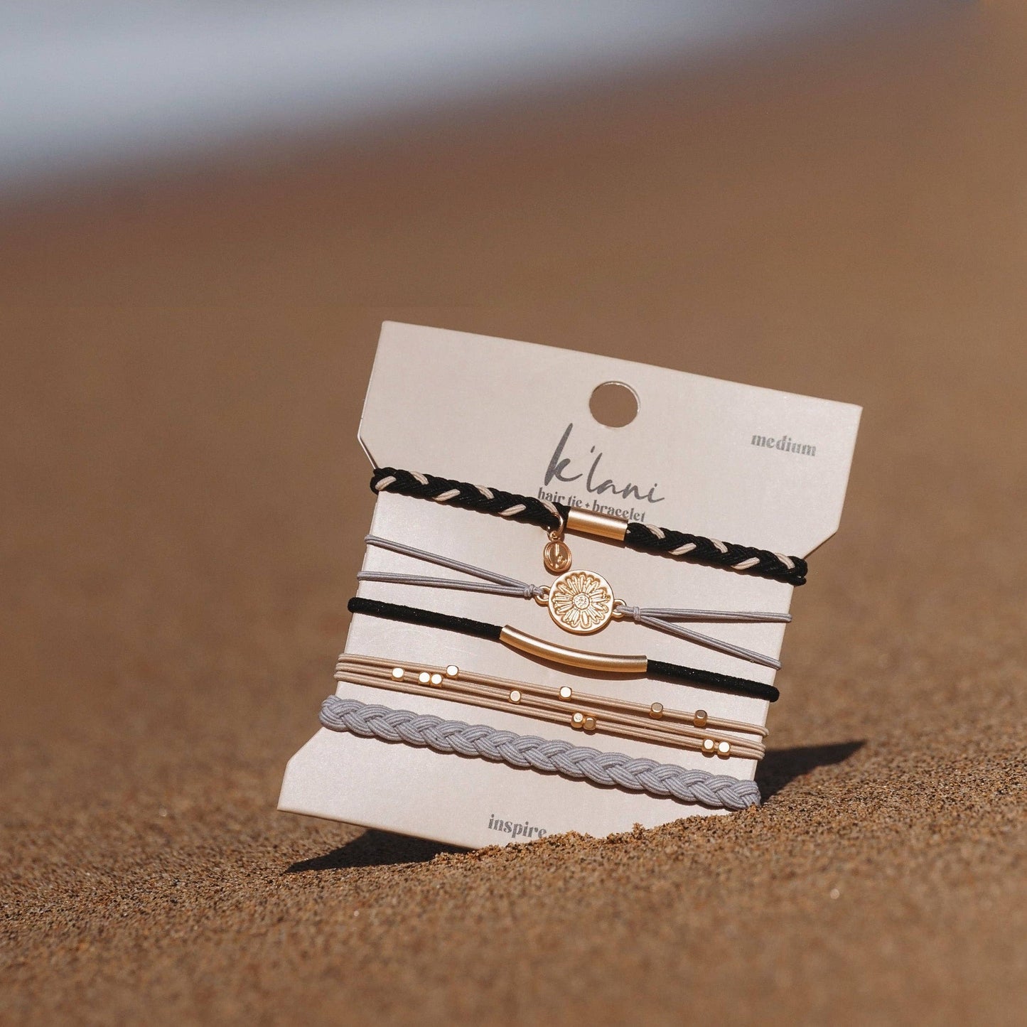 K'lani Medium Hair Tie Bracelets - Inspire