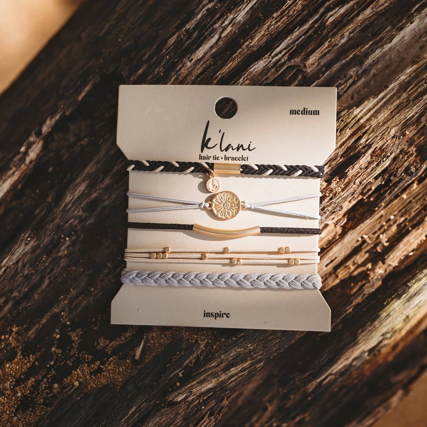K'lani Medium Hair Tie Bracelets - Inspire