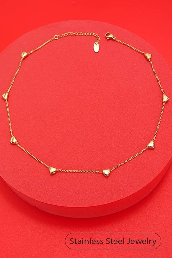 Heather Heart Necklace