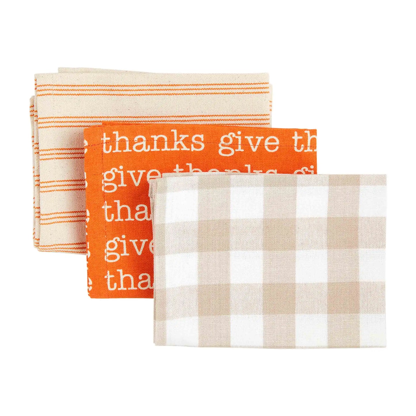 "Happy Fall" Pumpkin Towel Set