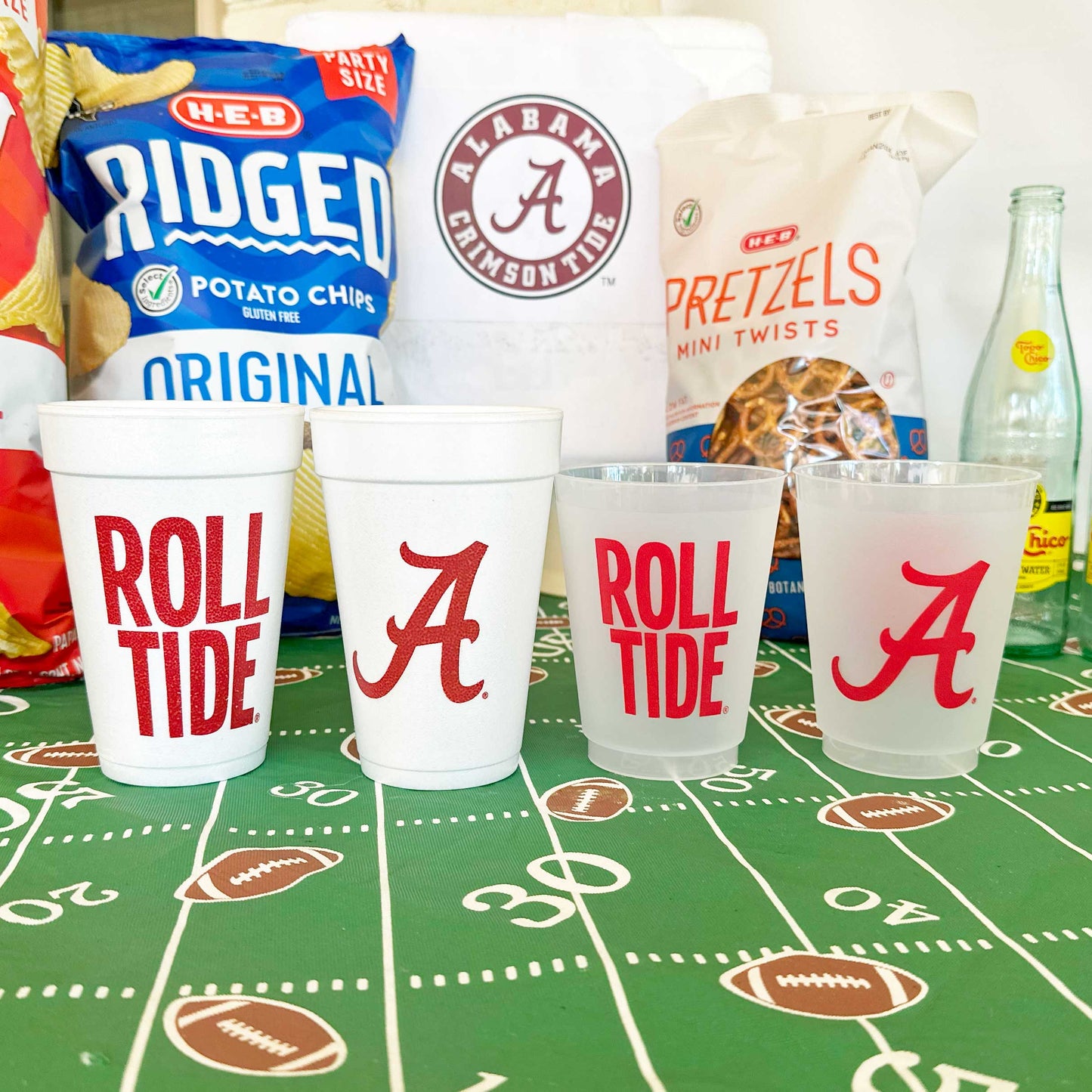 Set of 10 Foam Cups - University of Alabama