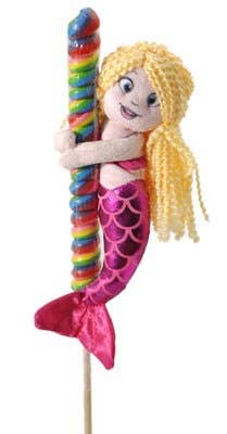 Lollyplush Mermaid w/ Rainbow Lollipop