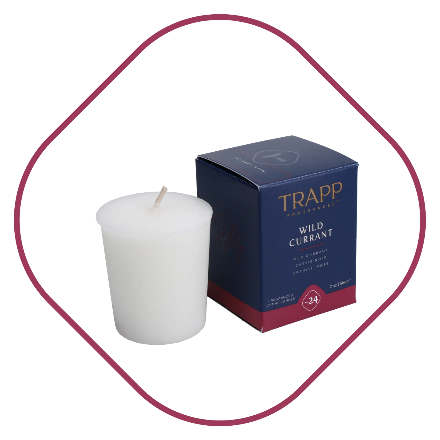 Trapp Wild Currant Candles- 7 oz, 3.75 oz, Votive
