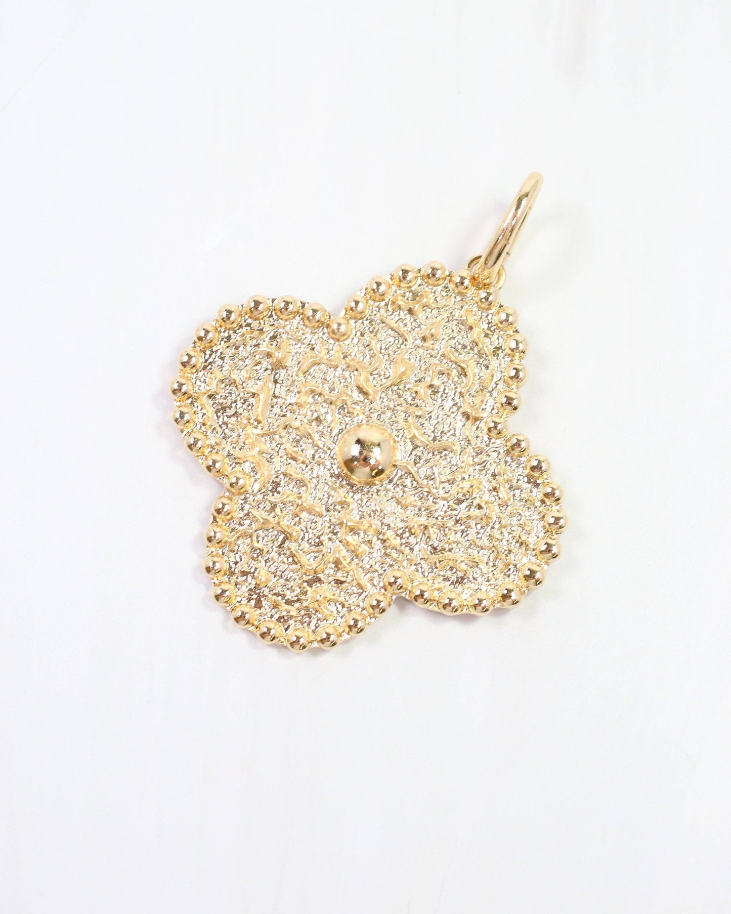 Camden Large Gold Clover Charm Gold