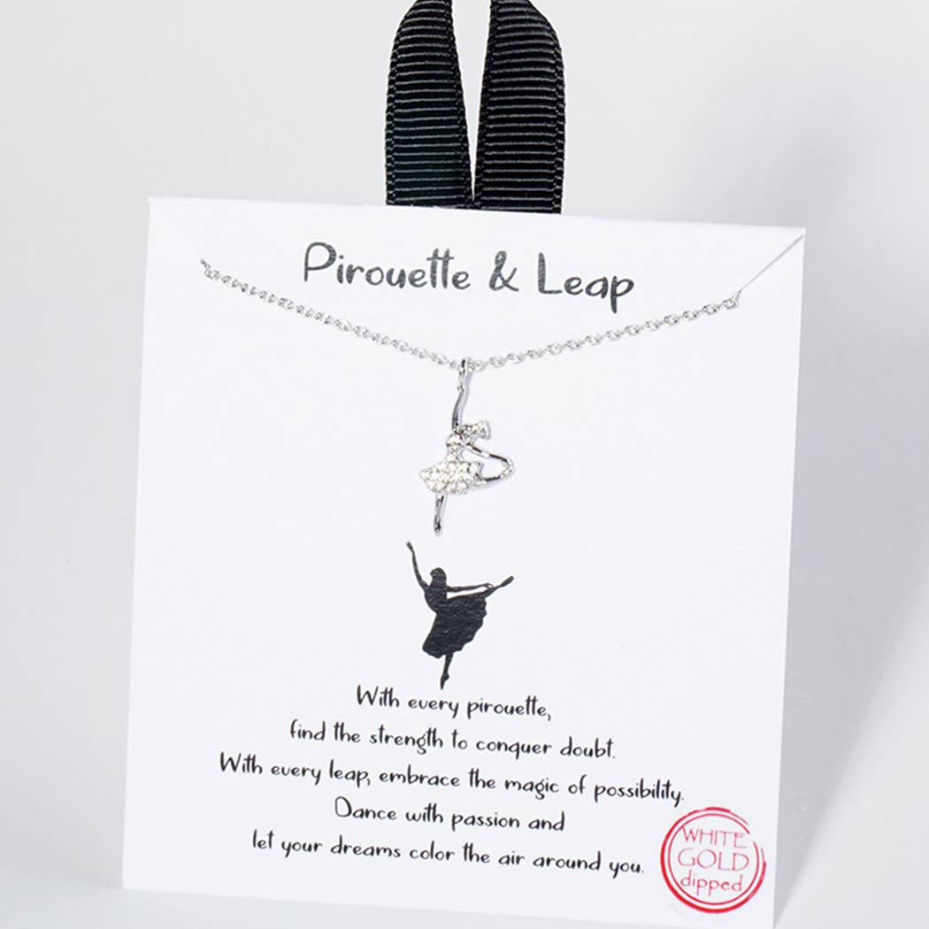 Pirouette & Leap / Ballerina Necklace