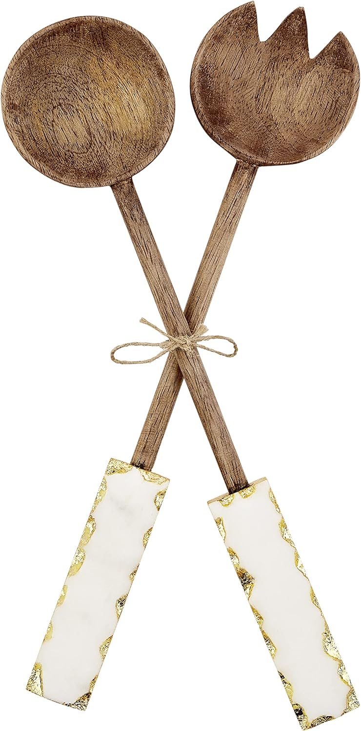 Gold Edge Serving Utensil Set