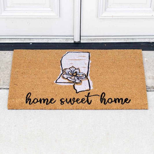 Home Sweet Home Mississippi Coir Doormat