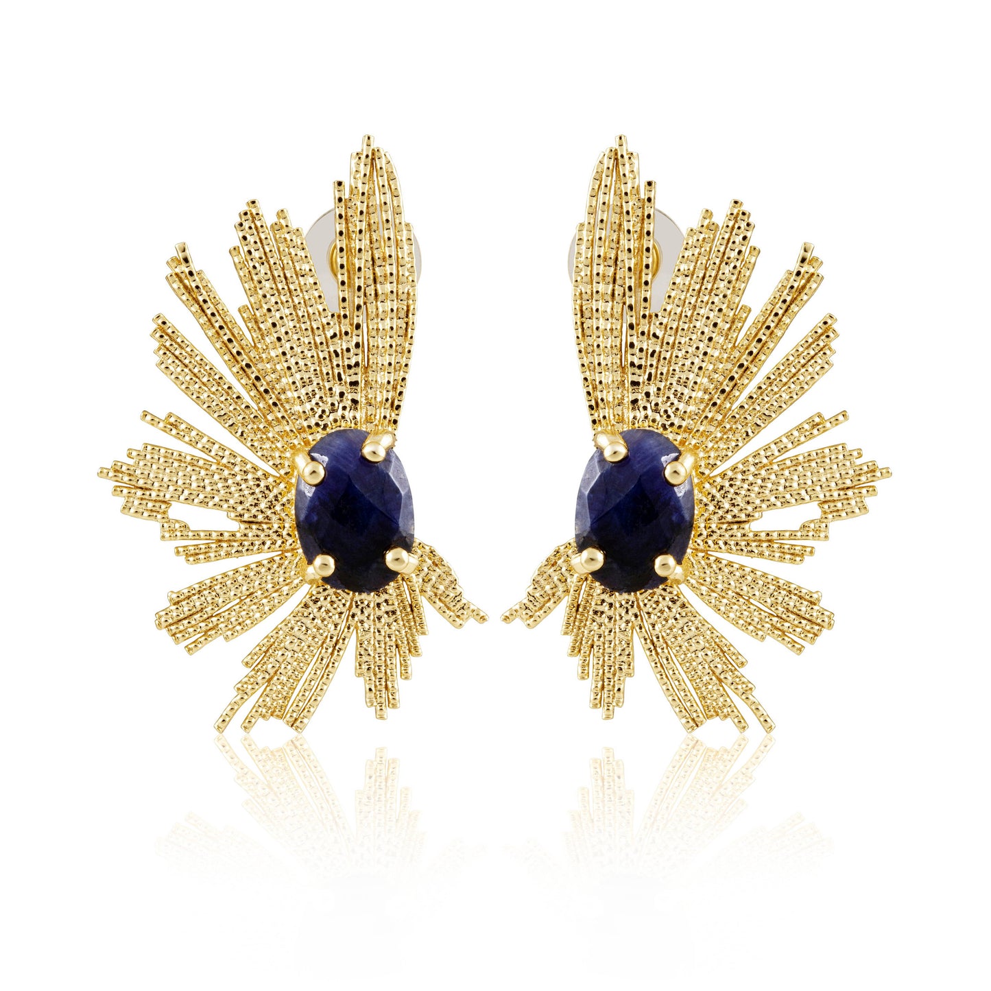 Sahira Design- Marielle Earrings - Sapphire