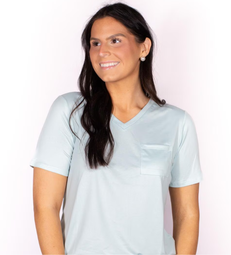 Pants & Tee Hydrangea Pajama Set