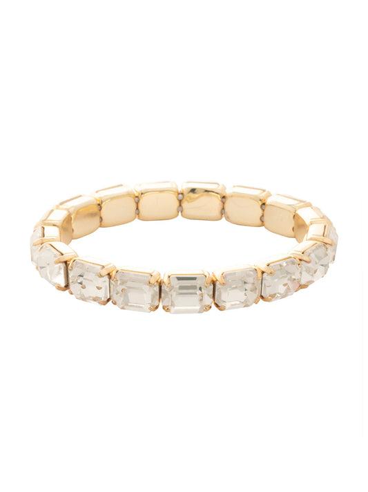 Sorrelli Easton Emerald Cut Stretch Bracelet, 7" - Crystal