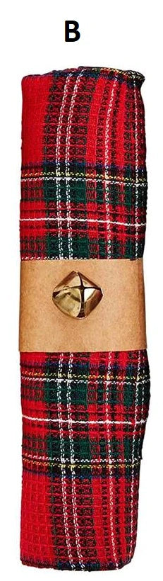 Jingle Bell Wrapped Towels