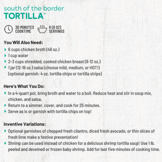 South of the Border Tortilla Soup Mix