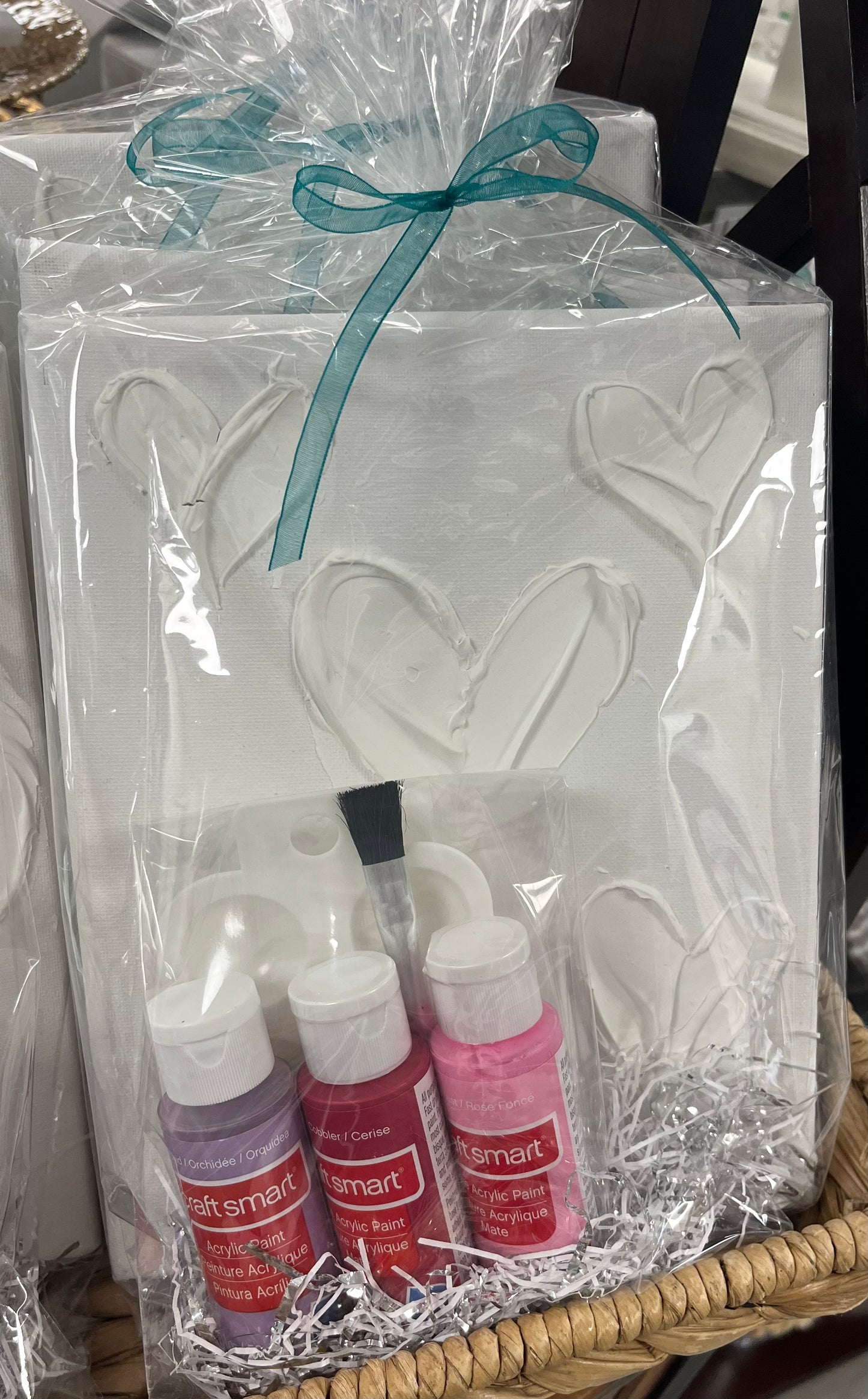 8x10 Paint Your Own Canvas - Hearts