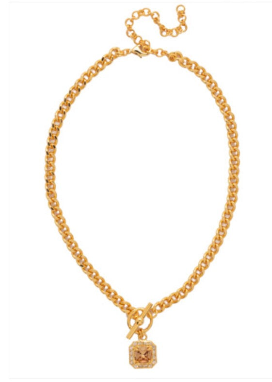 Autumn Pendant Necklace-Light Colorado