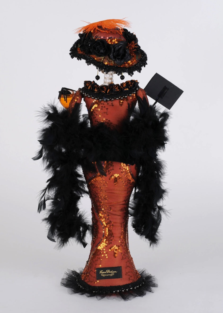 Wine Divine Lady Skeleton (orange)