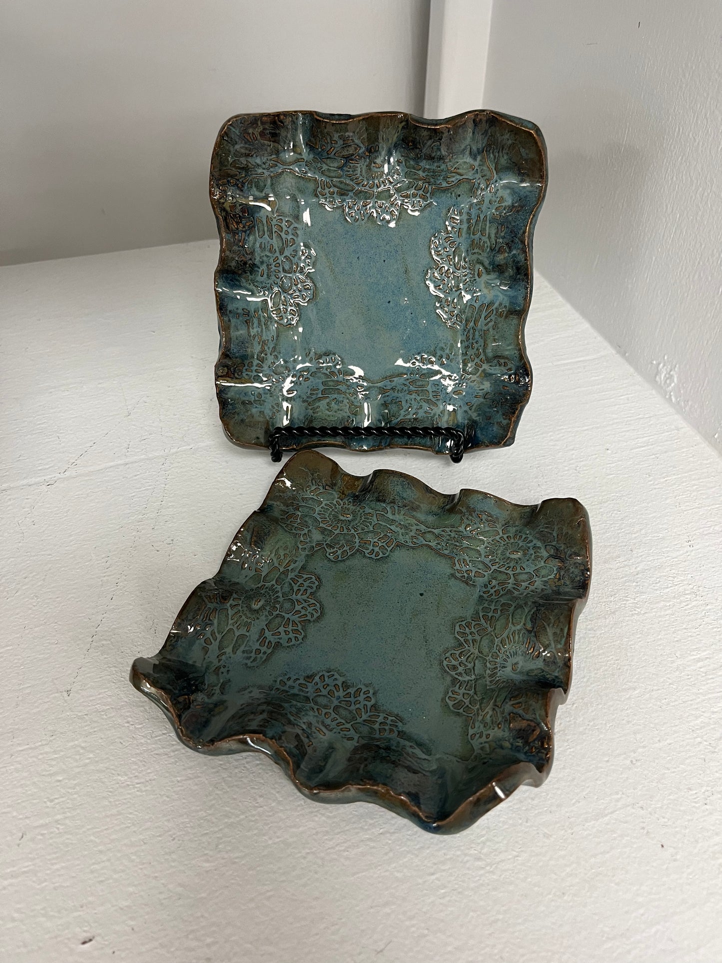 FP Square Candle Holder in Kiwi
