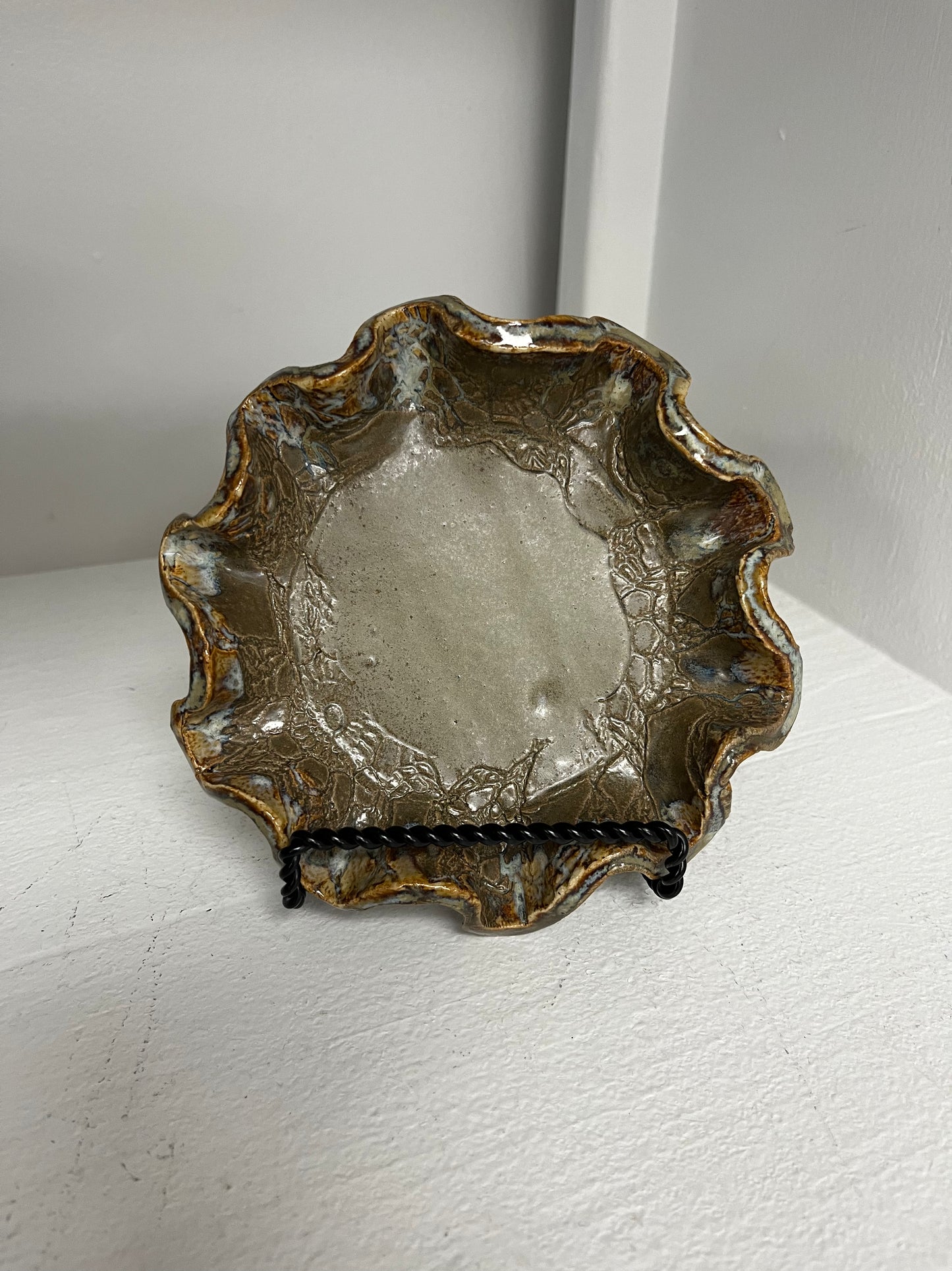 FP Round Candle Holder in Mocha