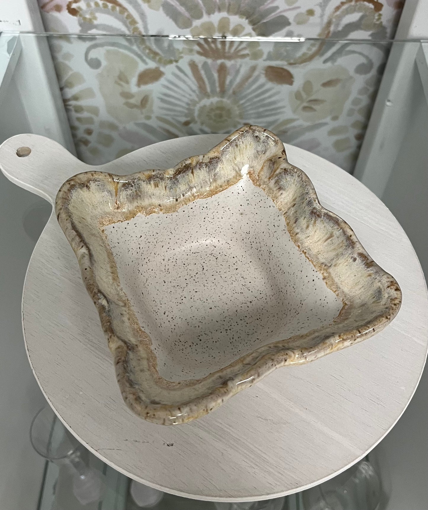 EB Square Snack Bowl In Cottonwood
