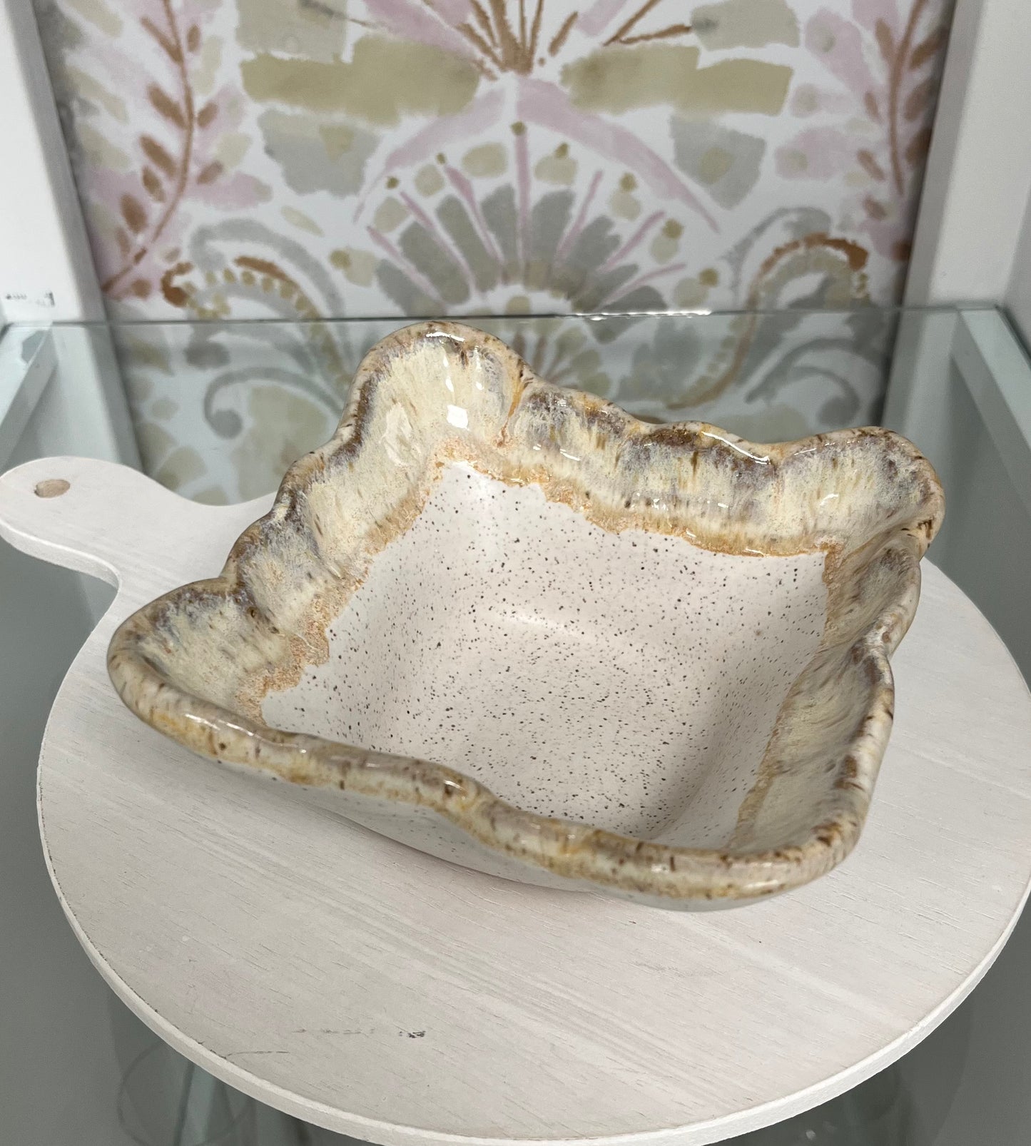 EB Square Snack Bowl In Cottonwood