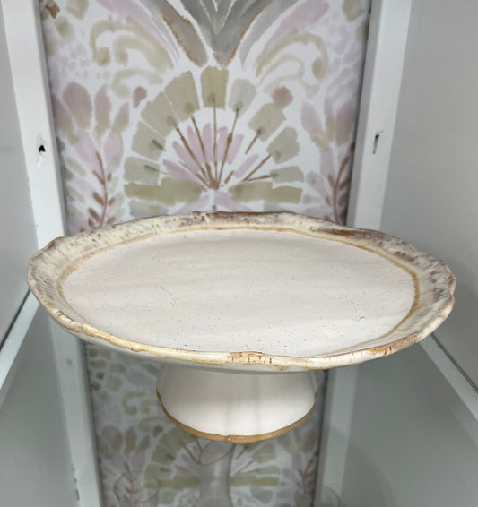 Etta B Cake Stand In Cottonwood