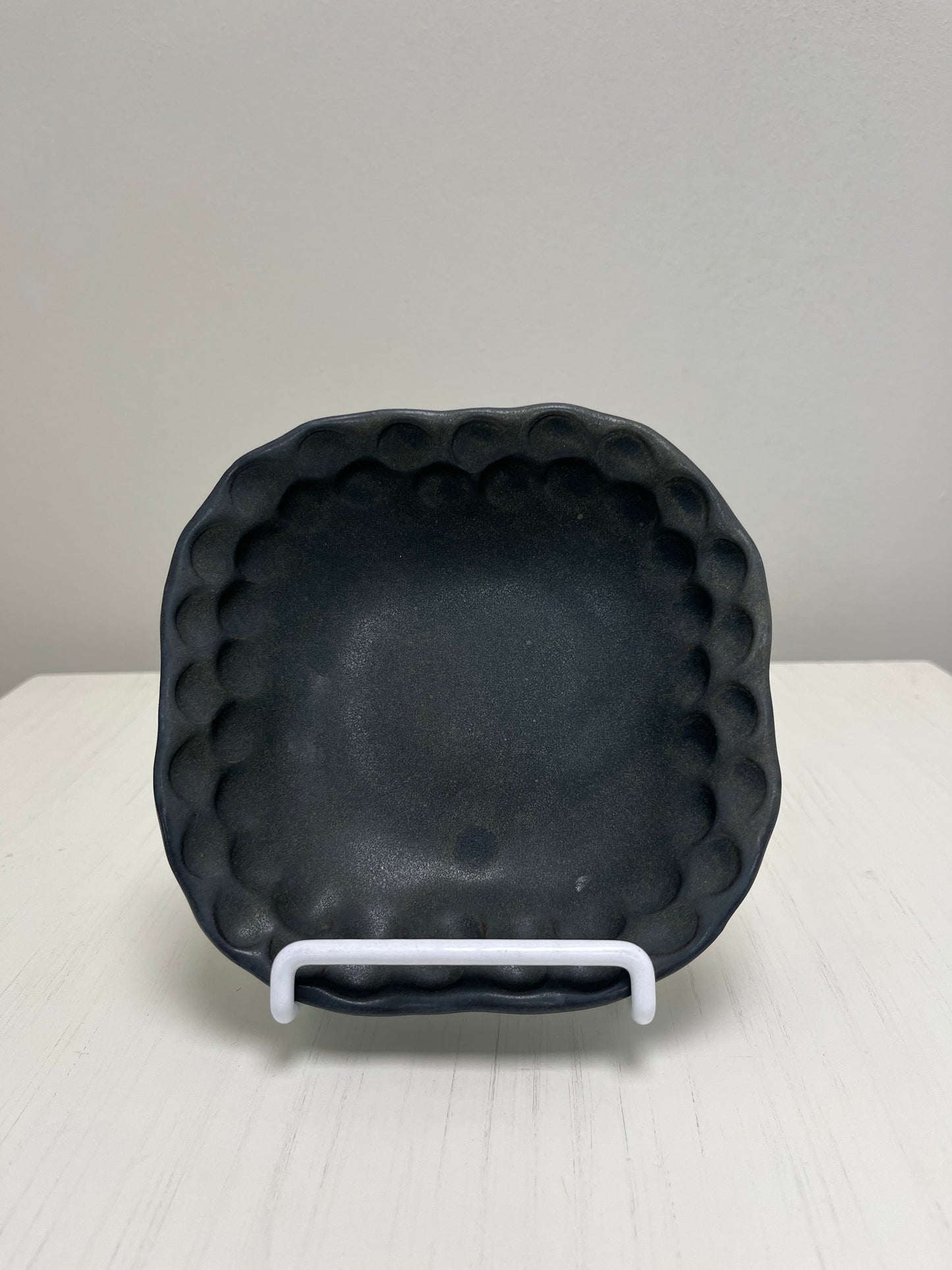FP Small Square Bowl in Peppercorn