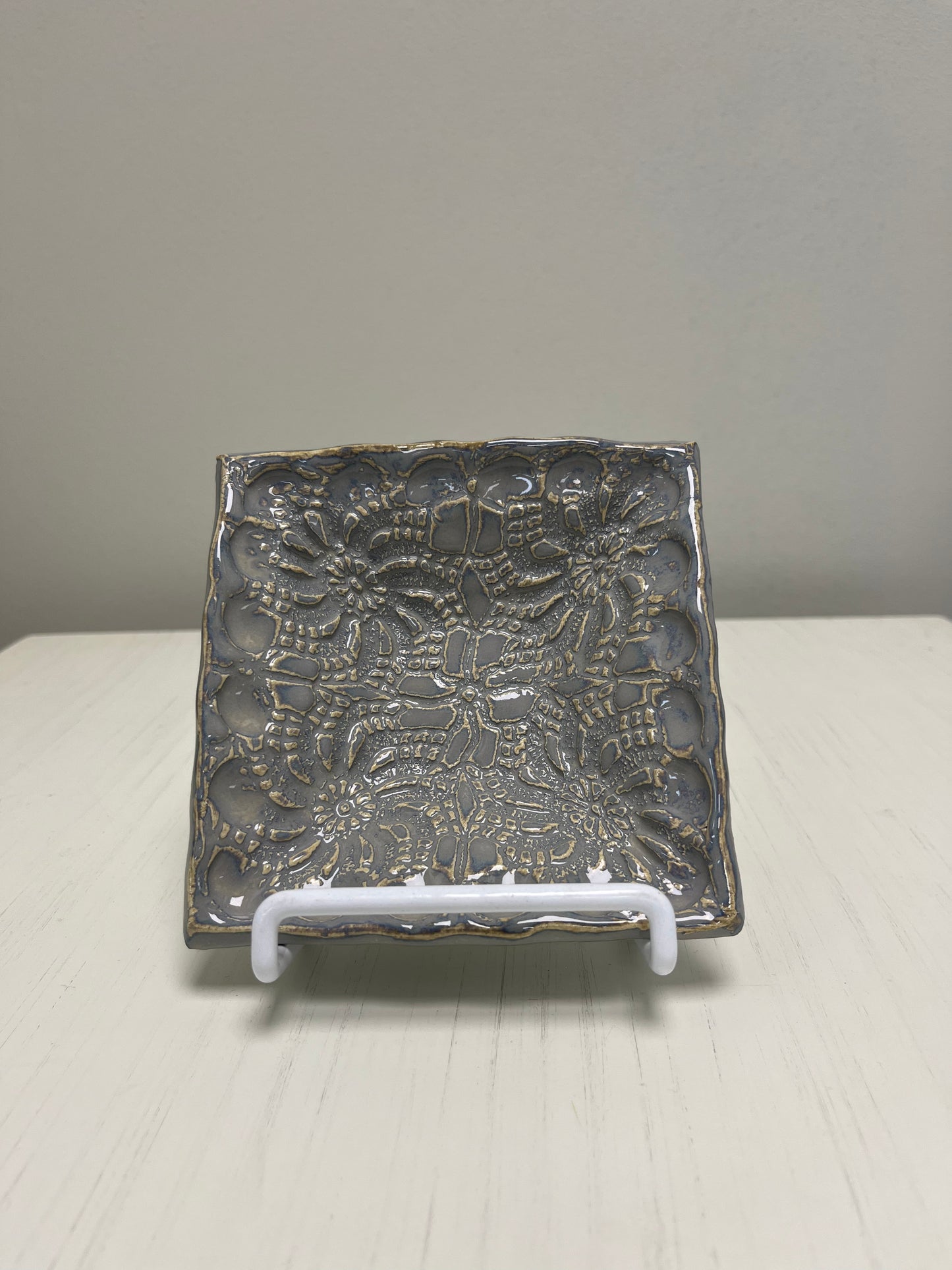 FP Small Square Dish in Morning Mist