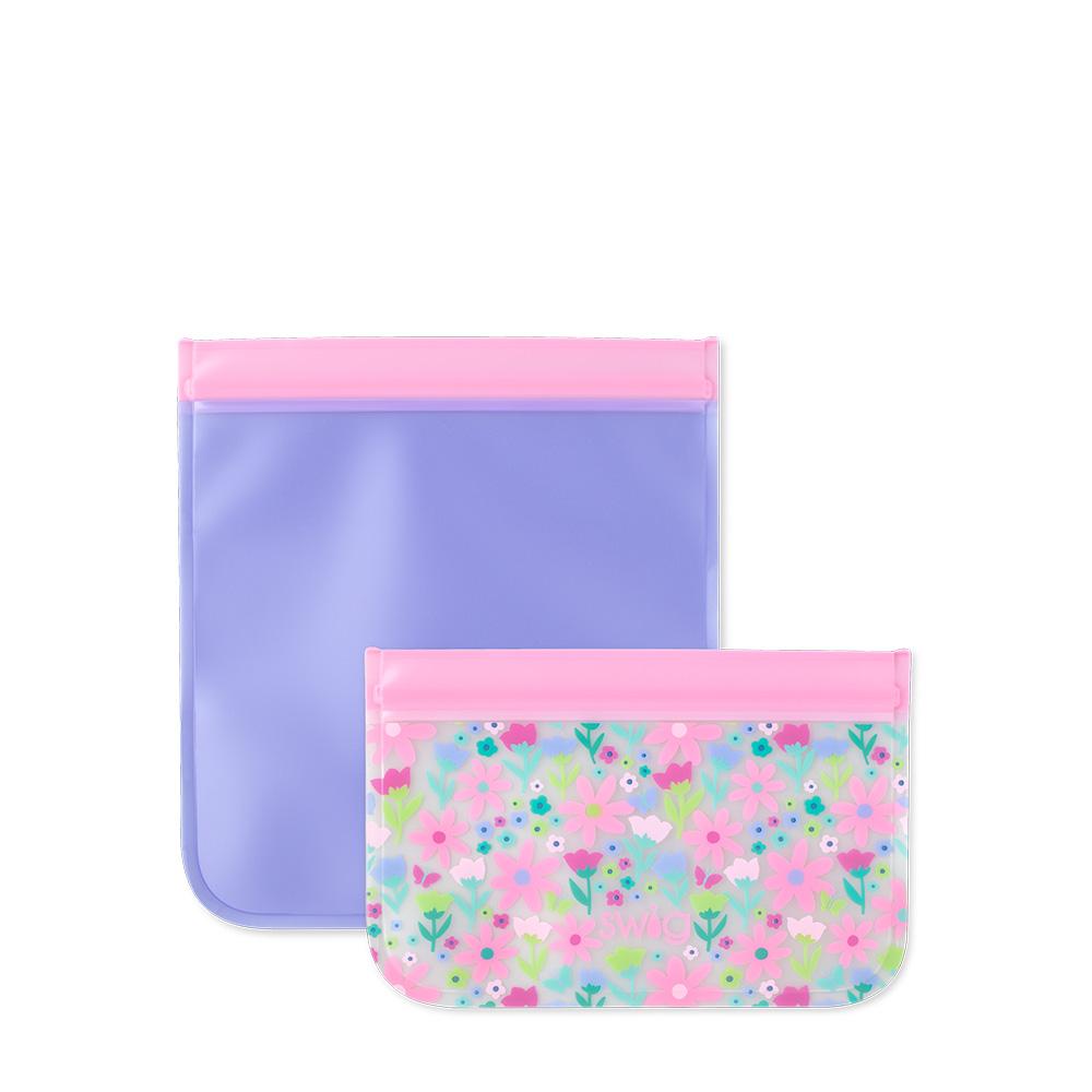 Swig Flower Power Reusable Storage Baggies (Set of 4)