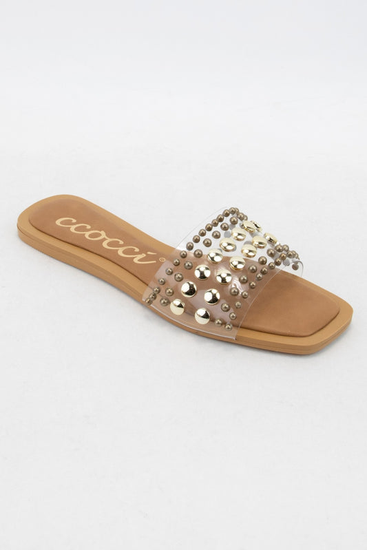 FINAL SALE Ccocci Chrissy Square Toe Sandal