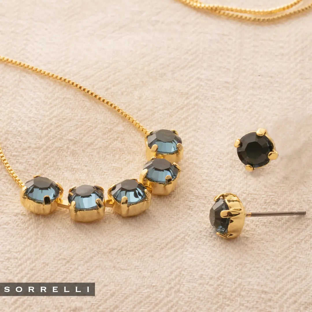 Sorrelli Shaughna Tennis Necklace - Sapphire