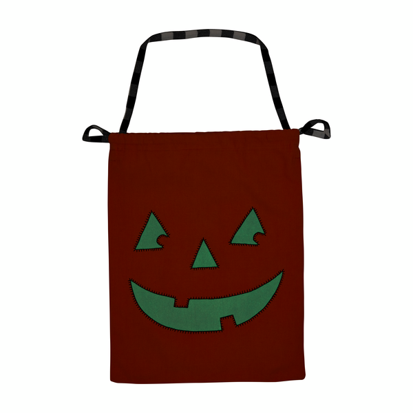 Halloween Glow in the Dark Treat or Treat Bag-Pumpkin