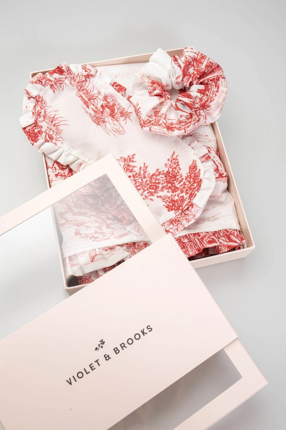FINAL SALE Colette Boxed Pajama Bundle - Red