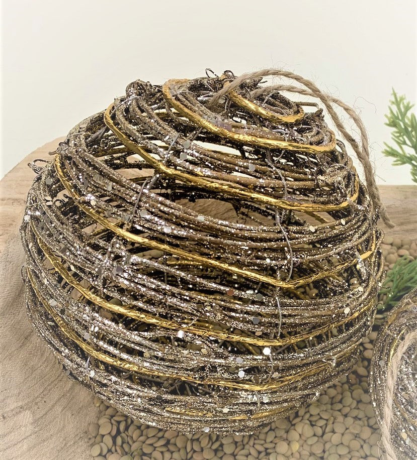 Twig Ball Ornament