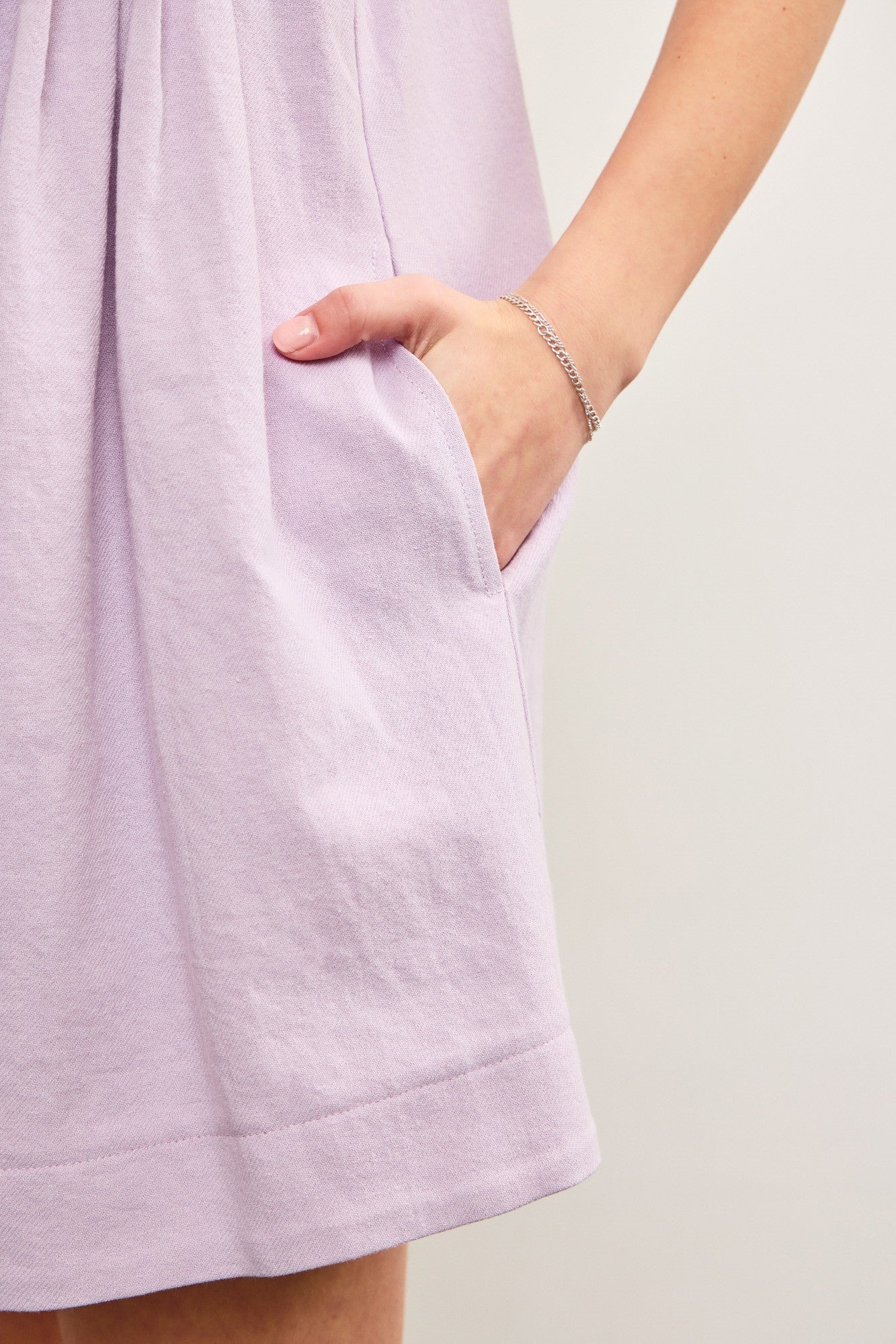 FINAL SALE Pleated Sleeveless Romper